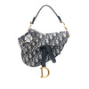 Dior Micro Oblique Canvas Saddle Bag Secondhand