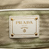 Prada Saffiano Trimmed Canvas Canapa Satchel Secondhand