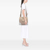 Prada Saffiano Trimmed Canvas Canapa Satchel Secondhand
