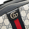 Gucci Small GG Supreme Textured Dollar Calfskin Web Ophidia Camera Bag Secondhand