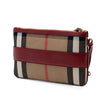 Burberry House Check Canvas Wristlet Clutch Secondhand