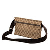 Gucci GG Canvas Double Pocket Belt Bag Secondhand