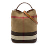 Burberry Medium Mega Check Canvas Ashby Bucket Bag Secondhand