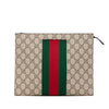 Gucci GG Supreme Web Clutch Secondhand