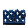 Saint Laurent Small Star Embroidered Canvas Monogram Kate Crossbody Secondhand