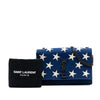 Saint Laurent Small Star Embroidered Canvas Monogram Kate Crossbody Secondhand