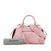 Balenciaga Small Grained Calfskin Motocross Neo Classic City Satchel Secondhand