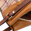 Burberry Small Leather Trimmed Haymarket Check Coated Canvas Canterbury Tote Secondhand