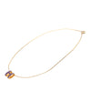 Hermès Gold Plated Enamel Pop H Pendant Necklace Secondhand