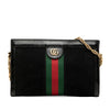 Gucci Small Suede Web Ophidia Chain Crossbody Secondhand