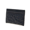 Chanel CC Embossed Lambskin Camellia Card Holder Secondhand
