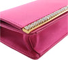 Prada Crystal Embellished Satin Evening Clutch Secondhand