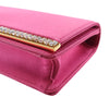 Prada Crystal Embellished Satin Evening Clutch Secondhand