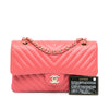 Chanel Medium Classic Chevron Lambskin Double Flap Secondhand