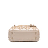 Secondhand Dior Mini Beaded Metallic Lambskin Cannage Lady Dior