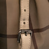 Burberry Smoke Check Coated Canvas Northfield Satchel Secondhand