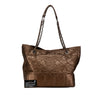 Chanel Distressed Calfskin Shopping In Moscow Tote Secondhand