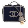 Chanel Medium Tricolor Jersey CC Filigree Vanity Case Secondhand