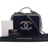 Chanel Medium Tricolor Jersey CC Filigree Vanity Case Secondhand