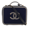 Chanel Medium Tricolor Jersey CC Filigree Vanity Case Secondhand