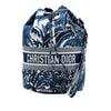 Dior Technical Fabric Embroidered Palm Tree Toile de Jouy DiorTravel Drawstring Pouch Secondhand