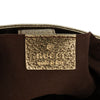 Gucci Metallic Calfskin Bamboo Ring Chain Shoulder Bag Secondhand