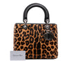 Dior Medium Pony Hair Leopard Print Lady Dior Secondhand