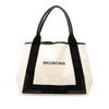 Balenciaga Canvas Navy Cabas Tote S Secondhand