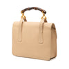 Gucci Calfskin Turnlock Bamboo Top Handle Bag Secondhand