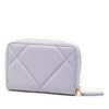 Chanel Quilted Lambskin 19 Zip Around Coin Purse Secondhand