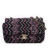 Chanel Mini Rectangular Classic Multicolor Cotton Stitched Single Flap Secondhand