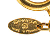 Secondhand Chanel Gold Plated CC Quilted Pendant Necklace