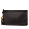 Gucci Calfskin Bamboo Tassel Clutch Secondhand