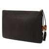 Gucci Calfskin Bamboo Tassel Clutch Secondhand