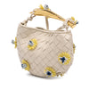Bottega Veneta Baby Lambskin Intrecciato Floral Sardine Secondhand