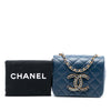 Chanel Mini Quilted Lambskin CC Crystal Full Flap Secondhand