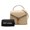 Saint Laurent Mini Suede and Calfskin Cassandra Top Handle Bag Secondhand