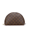 Louis Vuitton Monogram Trousse Demi Ronde Cosmetic Pouch Secondhand