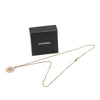 Chanel Gold Plated Enamel Camelia Pendant Necklace Secondhand