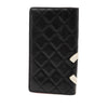 Secondhand Chanel Quilted Lambskin Cambon Ligne Bifold Wallet