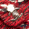 Chanel Small Classic Tweed Charm Double Flap Secondhand