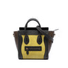 Celine Nano Tricolor Leather Luggage Tote Secondhand