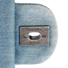 Chanel Medium Embroidered Denim Perfume Bottle Single Flap Secondhand