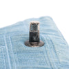 Chanel Medium Embroidered Denim Perfume Bottle Single Flap Secondhand