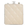 Chanel CC Quilted Acrylic and Lambskin Evening Clutch With Chain Secondhand