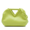 Bottega Veneta Small Leather The Point Triangle Satchel Secondhand