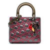 Dior Anselm Reyle Medium Metallic Lambskin Cannage Lady Dior Secondhand