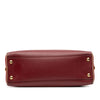 Prada Saffiano Lux Pyramid Frame Top Handle Bag Secondhand