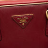 Prada Saffiano Lux Pyramid Frame Top Handle Bag Secondhand