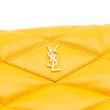 Saint Laurent Quilted Lambskin Sade Puffer Envelope Clutch Secondhand